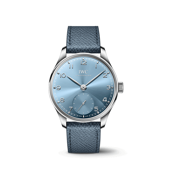 Wristwatch with blue dial and strap| Luxe Watches Shop online