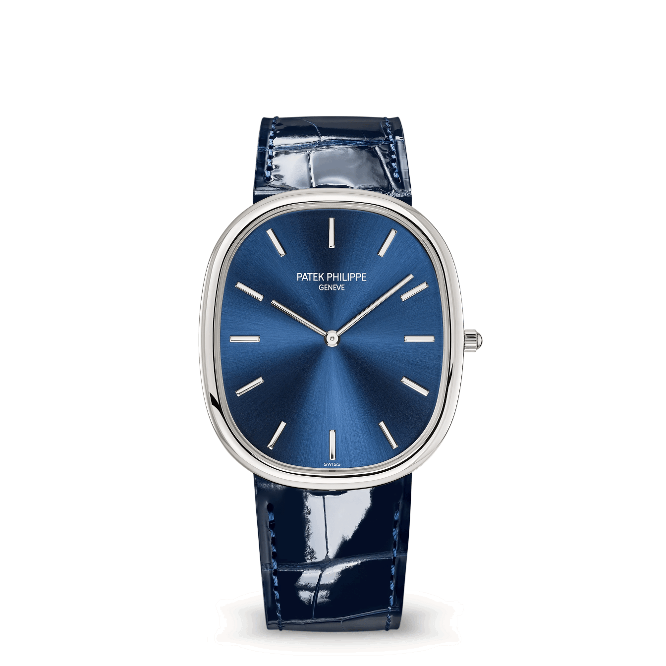 Patek Philippe watch with blue face and strap | Luxe Patek Philippe Watches price big discount Shop online